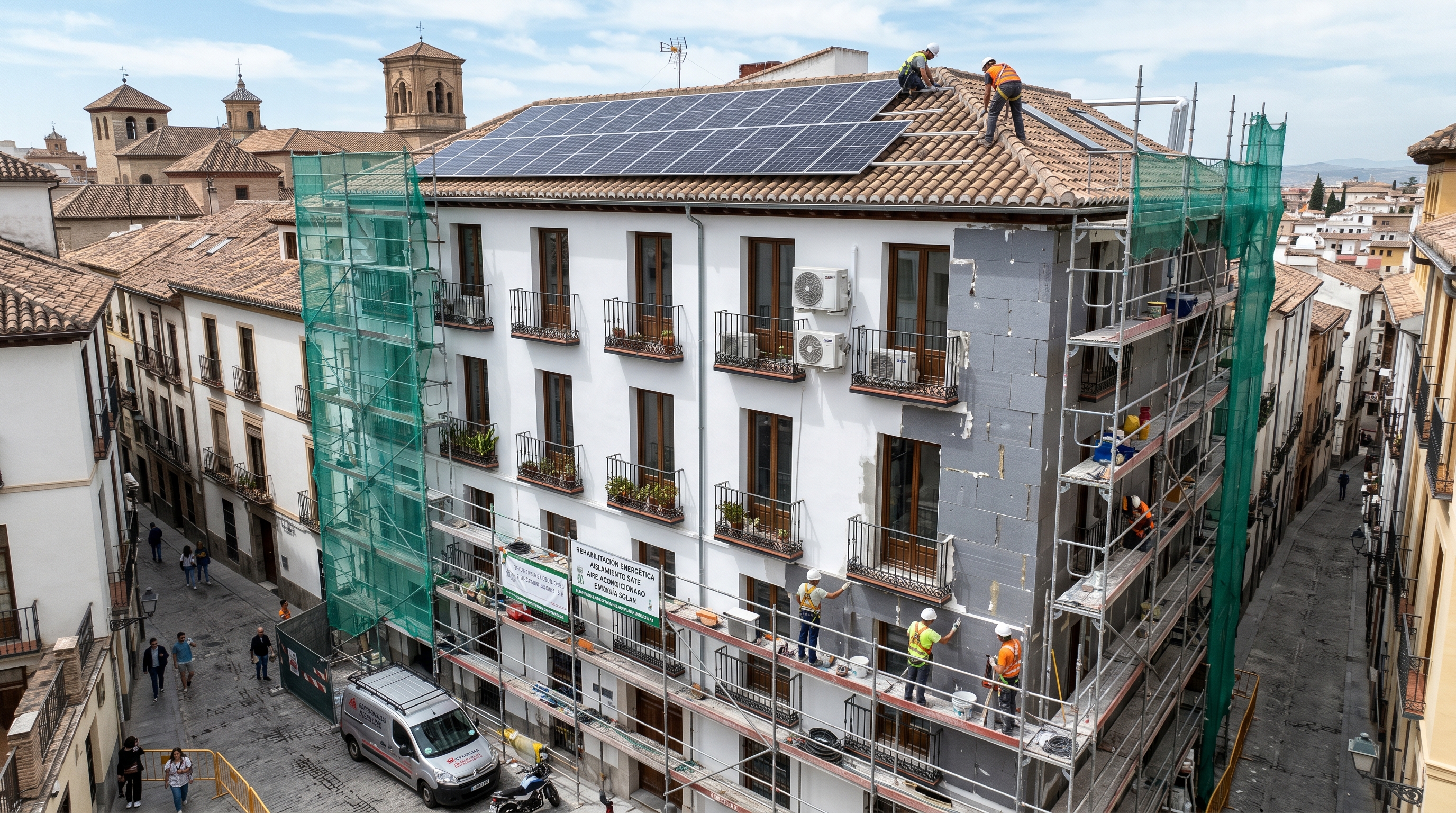 Reforma energética integral en edificio de esquina