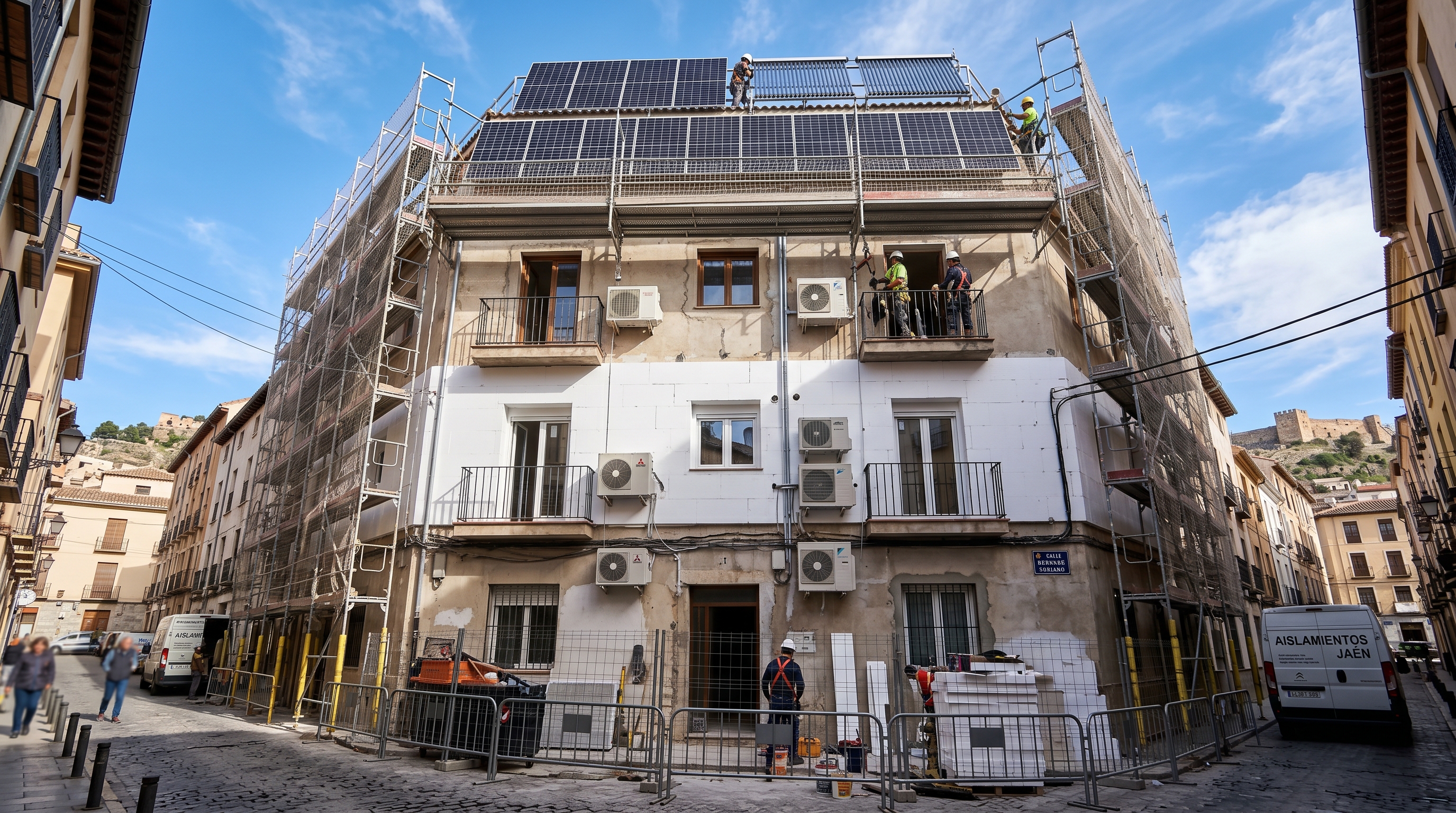 Rehabilitación en casco histórico de Málaga